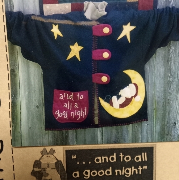 Christmas Sweater Sewing Pattern & Christmas Quilt Pattern Santa Claus Moon - Picture 2 of 3